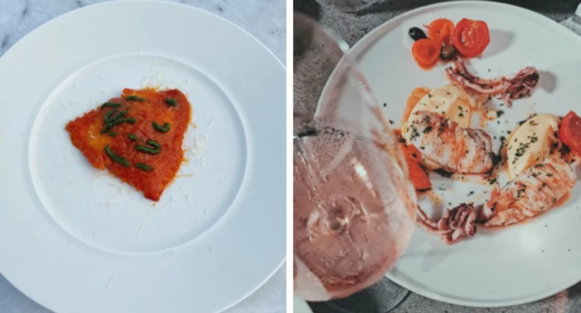 Ravioli ve Baby Kalamar