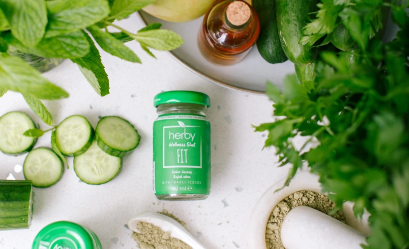 Herby Wellness Shot: Üç Yudumda İyilik