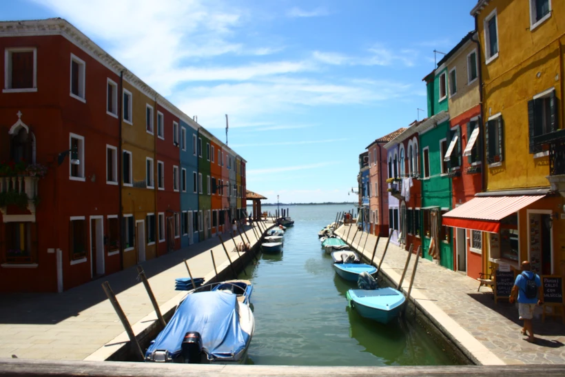 burano manzarası