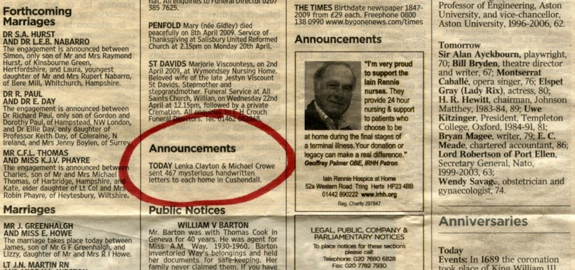 ML_Cushendall_newspaper_announcement