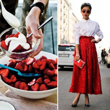 Food & Fashion Mash-Up: Hem Göze Hem Mideye Hitap Eden Fotoğraflar!
