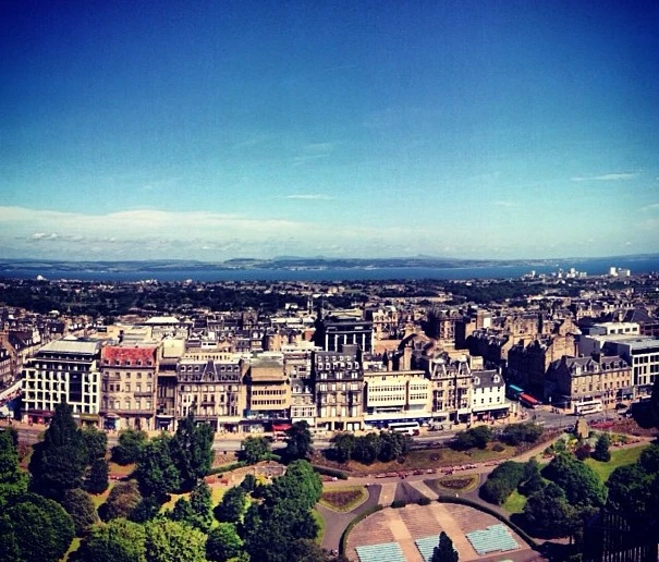 Edinburgh Kalesinden Manzara