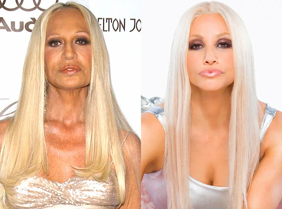 donatella versace & gina gershon