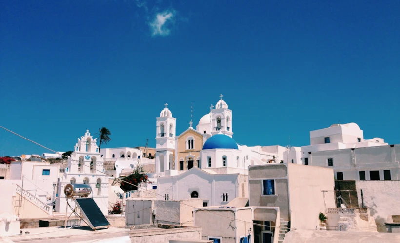 Huzur Veren Detaylarla Santorini