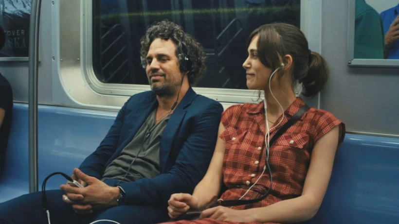 Keira Knightley and Mark Ruffalo in “Begin Again”