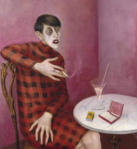 Bir Otto Dix Tablosu: Gazeteci Sylvia Von Harden'in Portresi