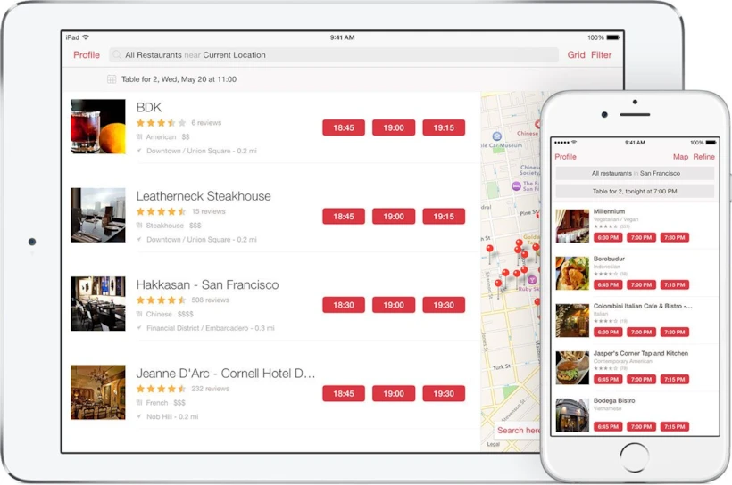 OpenTable-Nimblechapps