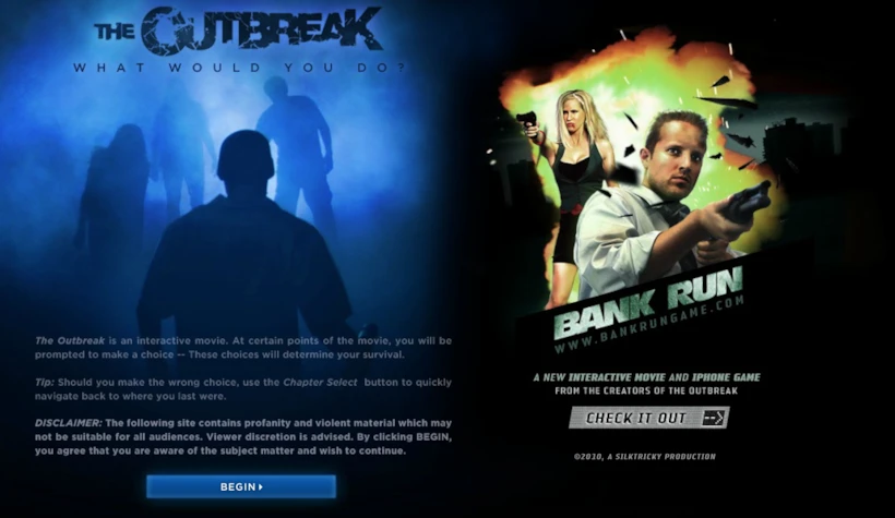 interaktif filmler – the outbreak