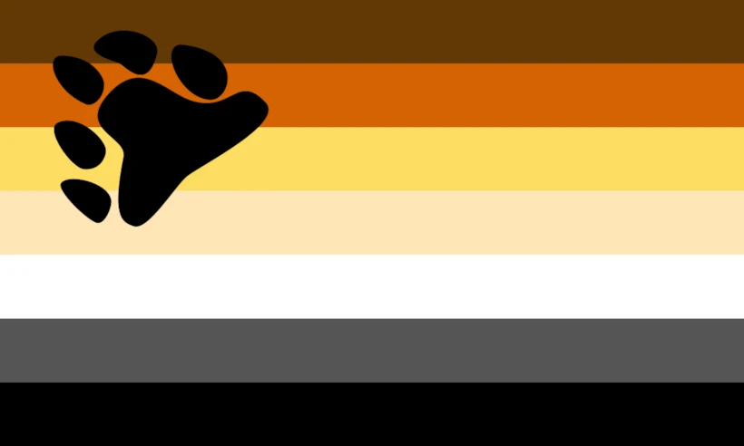 gökkuşağı bayrağı – bear pride