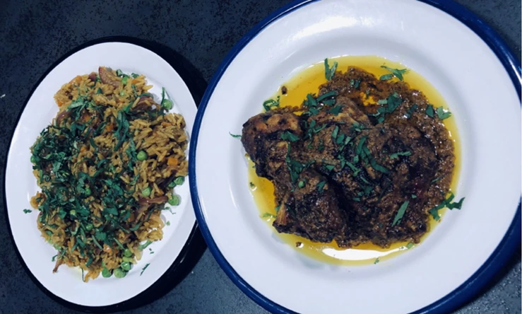 Chicken Chaap ve Basmati