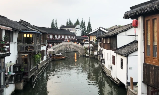 Zhujiajiao Gün Batımı 