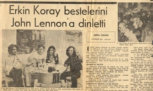 O Dönemlere Ait Bir Gazete Küpürü