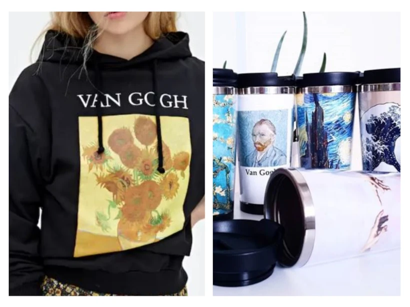 Van Gogh Ayçiçekleri Sweatshirt, Ünlü Tablolar Termos