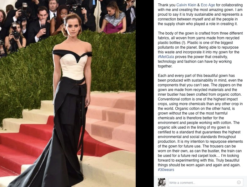 Emma Watson 2016 Met Gala 