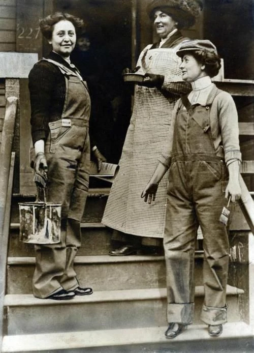 Women Wearing Overalls