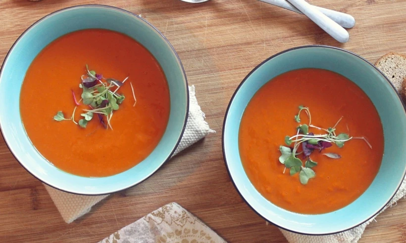İspanyol gazpacho çorbası