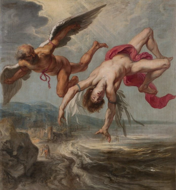 Daidalos (Daidalus) ve Oğlu Icarus