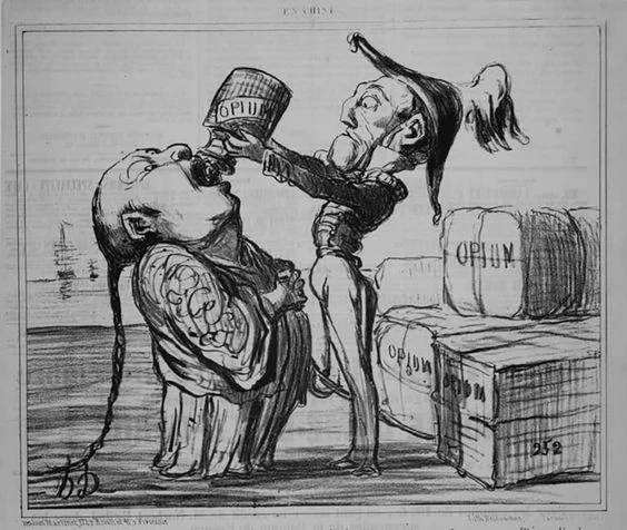 Afyon Savaşları üzerine bir karikatür