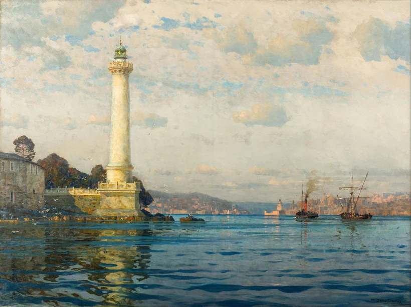 Michel Zeno Diemer Ahırkapı Feneri tablosu, Pera Müzesi