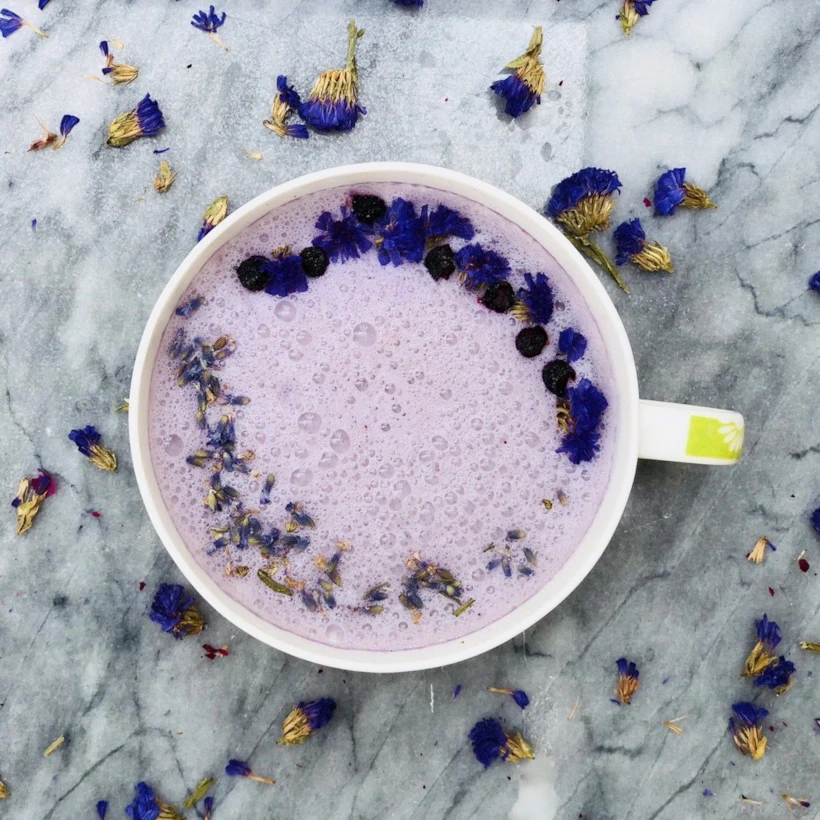 Lavantalı Moon Milk
