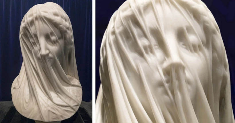 The Veiled Virgin, Giovanni Strazza