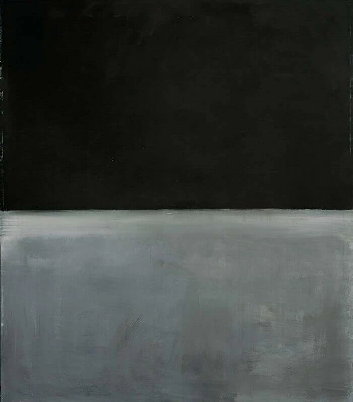 Rothko'nun son yıllarında yaptığı eseri (Black on Gray / 1969)