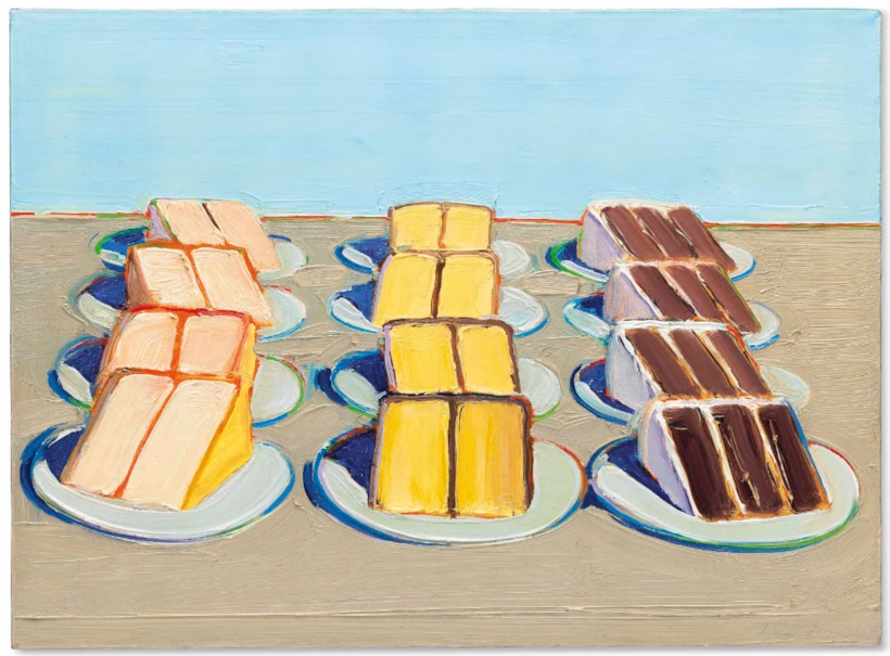 Wayne Thiebaud, Cake Rows