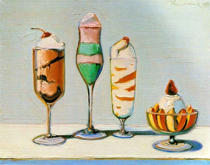 Wayne Thiebaud, Confections 1962