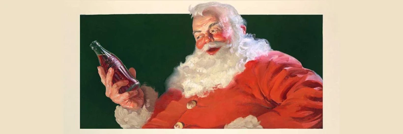 Haddon Sundblom'un Coca-Cola için Çizdiği Noel Baba