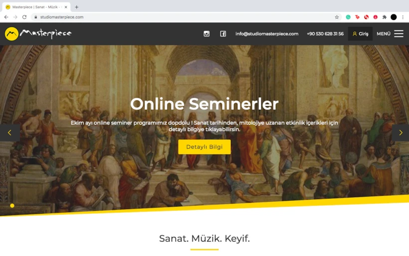 Online Eğitim: Studio Masterpiece Sanat Tarihi Dersi Deneyimi 