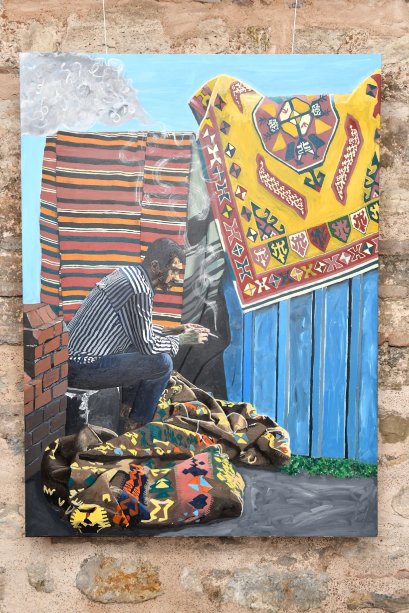 Avrat Otu Sergisinden, "Erkekler Ağlamaz" Tablosu