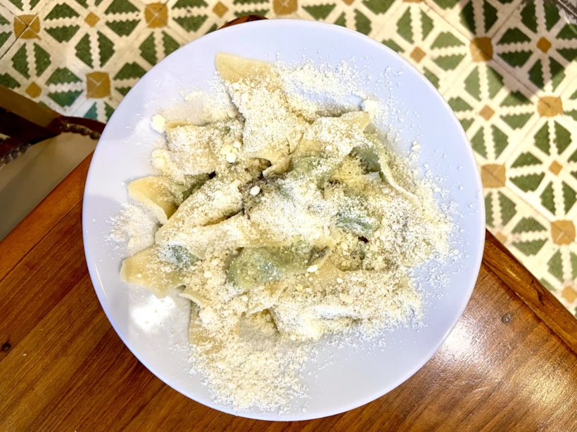 Casoncelli ricotta e Spinacci 