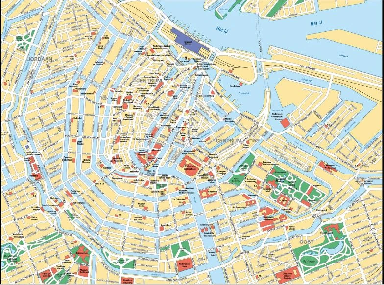 Amsterdam Gezi Durakları