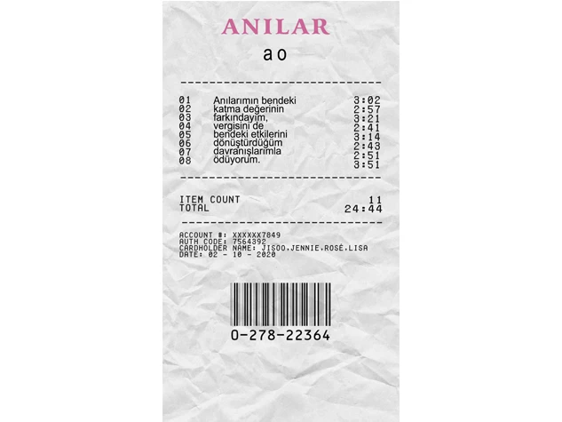 Anıların Vergisi, Kolaj