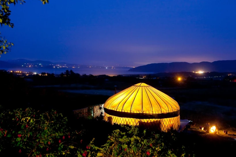 irlanda kamp yerleri - portsalon luxury camping