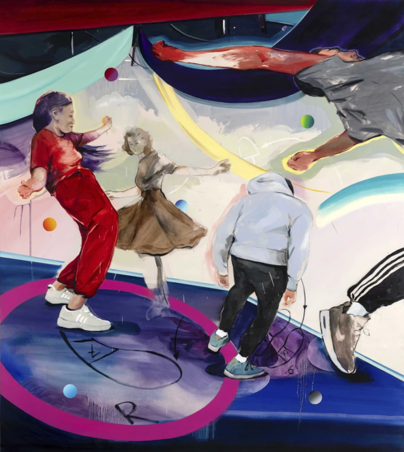 sabo-dancing-shoes-2022-oil-on-canvas-185-x-165-cm