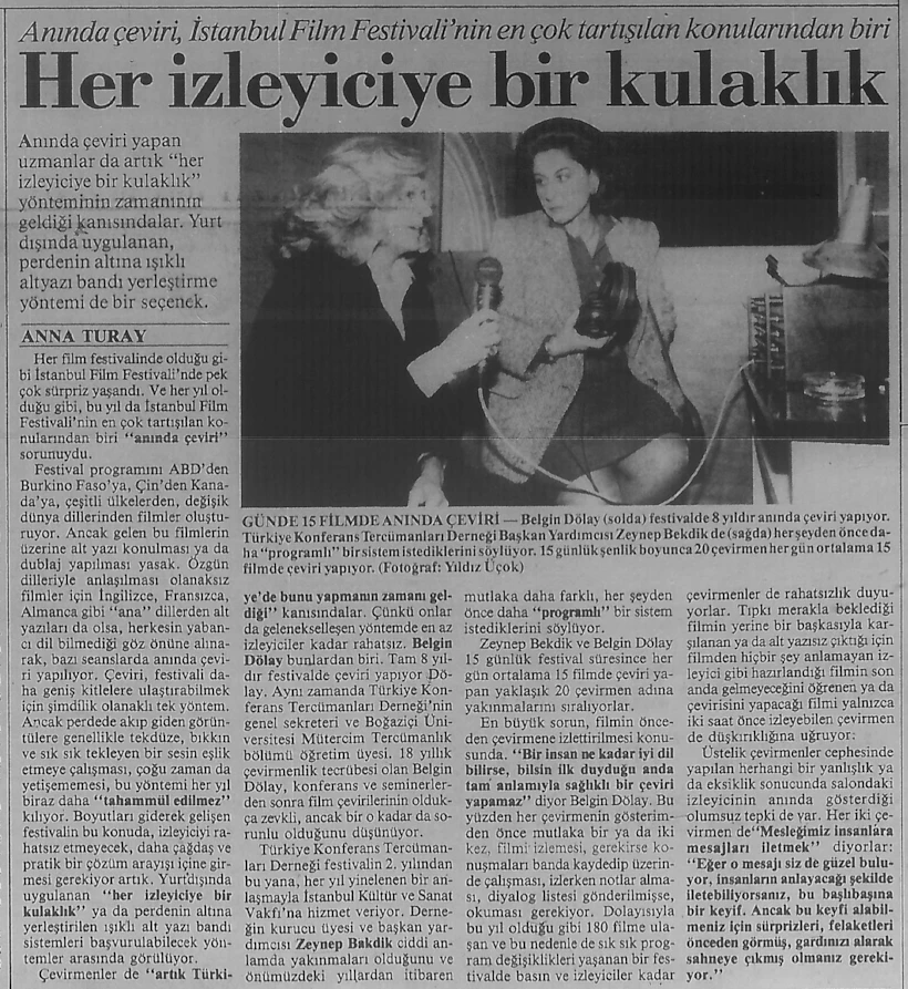 Simultane Film Çevirisi