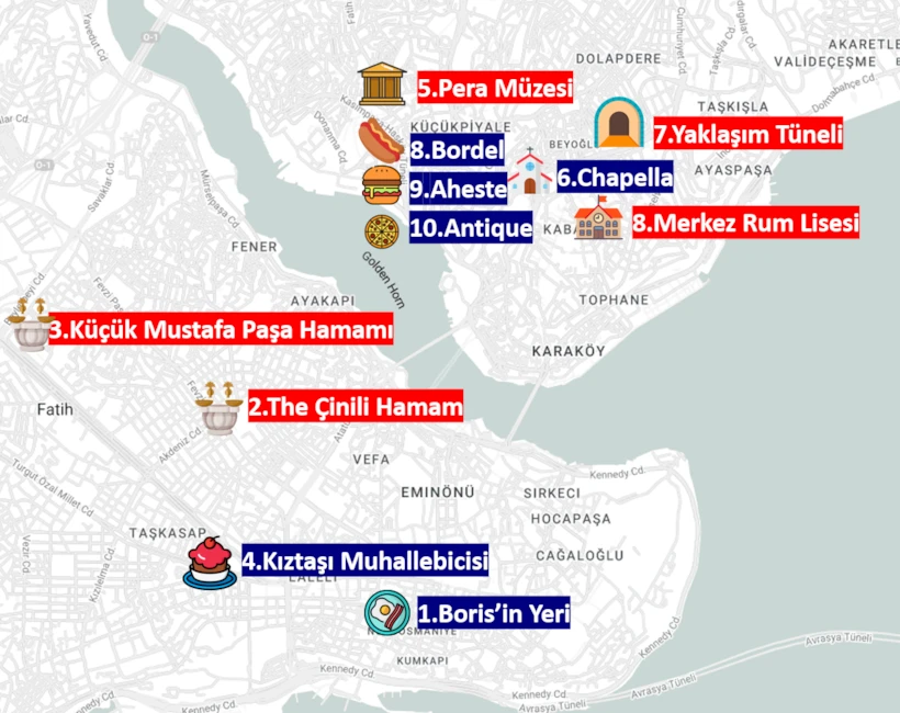 Avrupa Yakası Bienal Rotası 