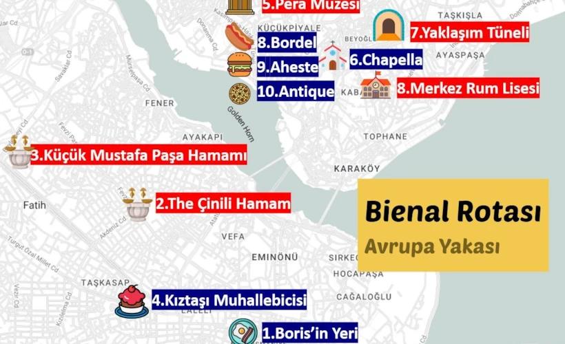Hızlandırılmış Bienal Rotası: Tek Bir Günde Görülebilecekler