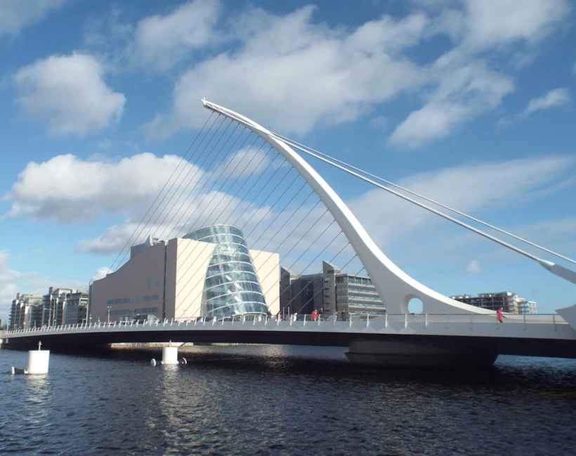 modern mimari - samuel beckett bridge