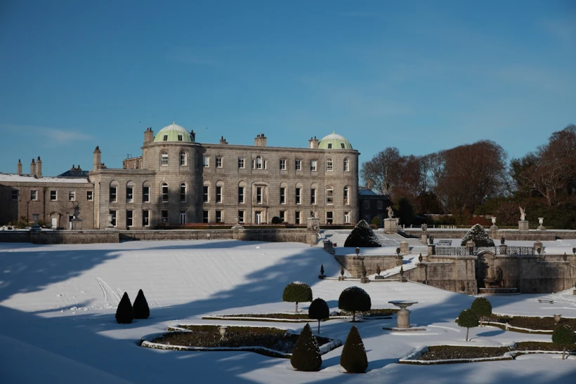 İrlanda'da kış - powerscourt estate
