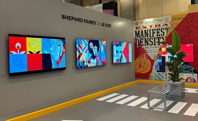 Shepard Fairey x LG OLED: CI Bloom’da Umut Üzerine İş Birliği