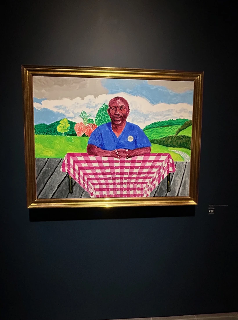 thomas-mupfupi-resting-on-a-pink-and-white-checkered-tablecloth